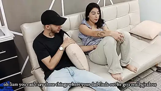 Üvey annem tüm sütümü yutana kadar derin sakso - İspanyolca porno