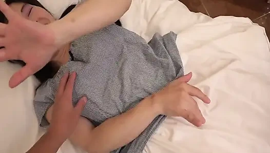 Married Wife Lactating and Giving Blowjob