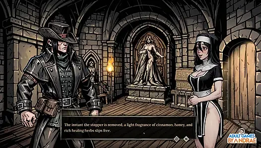 Ep4: Kıdemli rahibe Neila ile meme sikişi ve gırtlağına kadar alma ayini - seksorcism: şehvet itirafı