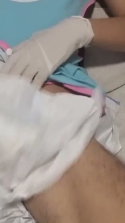 Sissy Diaper Girl Cumming In Her Diaper | Clip 1