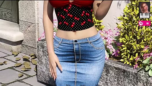 Melodi #5 arka bahçemizde yüzüyor - sophia yeni bir ponpon kız kıyafeti aldı