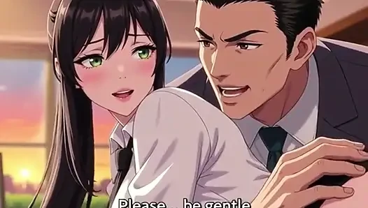 Big tits secretary gets bent over the desk by her boss for fucking private meeting