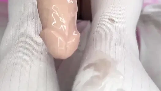 Tabi Socks'ım içine boşal