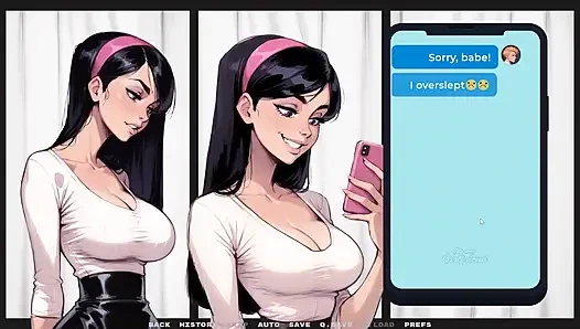 Yeni Kız Arkadaşım [ Tabu Hentai Oyunu ] Bölüm 35 Kız Arkadaşım Lateks İç Çamaşırını Yaşlı Erkeklere Göstermeyi Çok Seviyor!