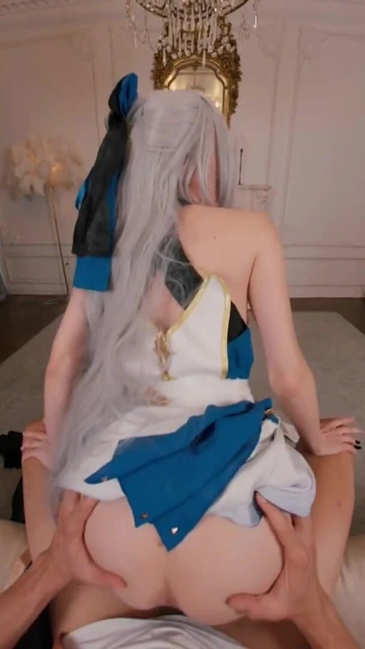 Vr conk: çoraplı sıska bronya honkai star rail cosplay parodisi içinde inleyerek sikiliyor | Klip 1