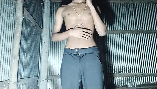 Hot boy jerked big cock with smoking part-1