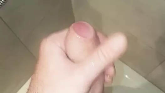 Abspritzen in der Dusche