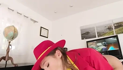 Vrcosplayx april olsen carmen sandiego olarak her zaman kötü bir kız olmuştur ama şimdi kontrolün altında bölüm 1
