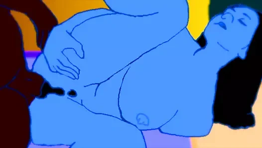 Çift var eğlence sonra her ikisi de boşalmak