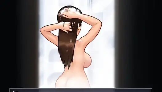 Yaz mevsimi efsanesi: üvey erkek kardeş üvey kız kardeşini sikiyor, duşta beklenmedik dölleme ep 148