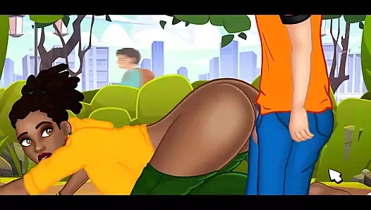 Üvey kız kardeşlerin dünyası #75 - misskitty2k tarafından parkta şenlik