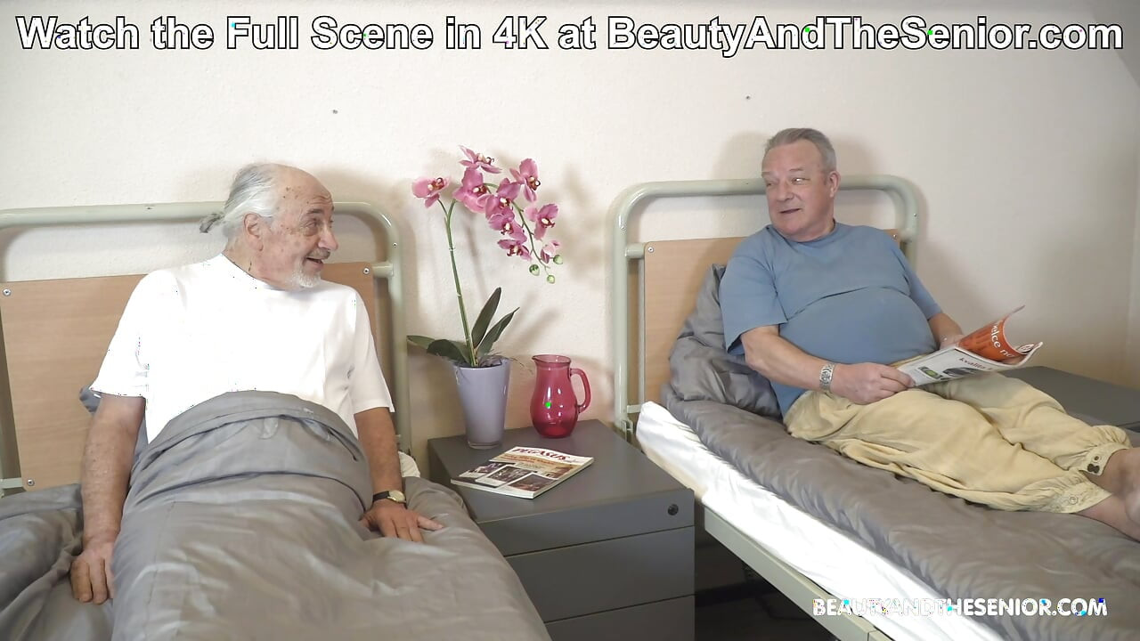 Hap vaktin geldi dede! Hemşire Nana Garnet BeautyAndTheSenior'da