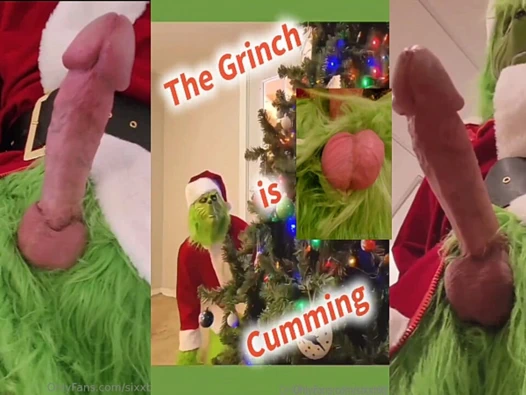 Grinch'in büyük bir yarağı var ve yakında Sixxbig'den boşalıyor