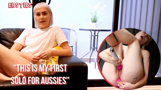 Ersties - ateşli hatun Cassandra mastürbasyon yaparken sihirli bir değnekle oynuyor