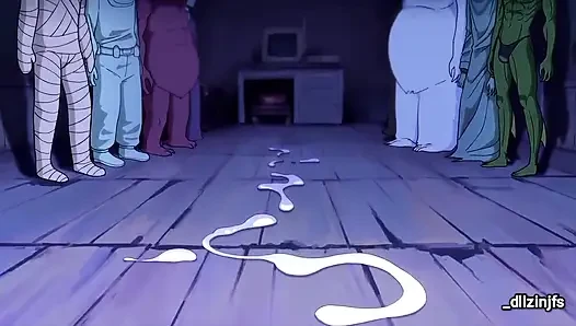 Velma ve Daphne canavarlar tarafından parçalanıyor