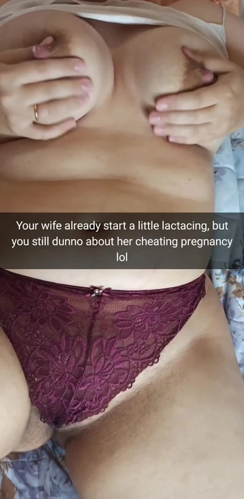 Твоя неверная жена беременеет и начинает лактировать, но не от тебя