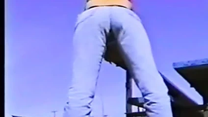 tight retro jeans piss