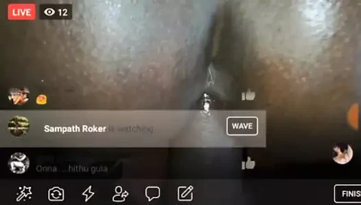 Sri Lankalı ilk facebook canlı seks deneyimi