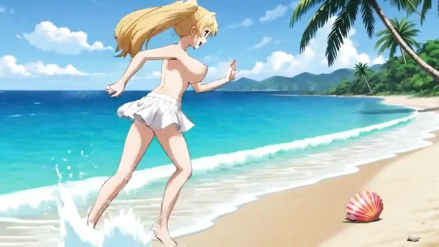 Beach Blonde Blowout: Elsa's Sandy Suck and Fuck Fest