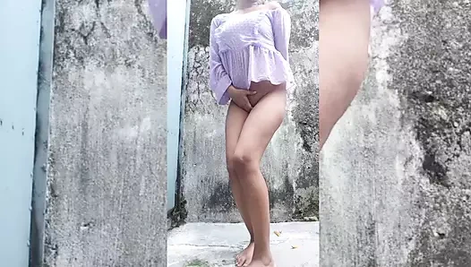 Indian Hot Stepdaughter gets fucked and cums in point of view. On Her Natural Big Tits