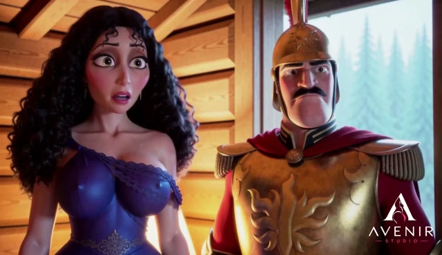 Rapunzel Gothel tarafından cezalandırılıyor - Bölüm 3