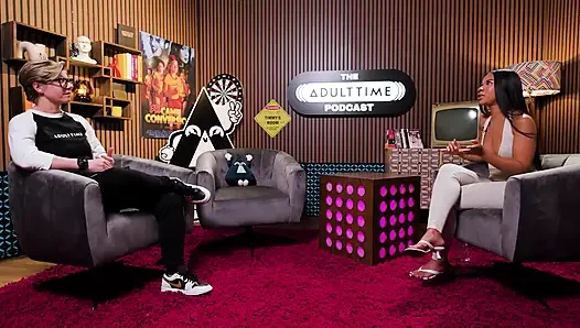 Ameena Green Striptizci kökenleri, osurma videoları ve anime hayranları | Adult Time Podcast