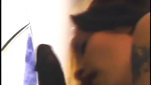 Zenci adam ırklararası sakso çekiyor