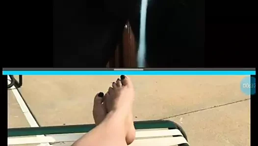 boşalma benim horoz üzerinde latina ayaklar