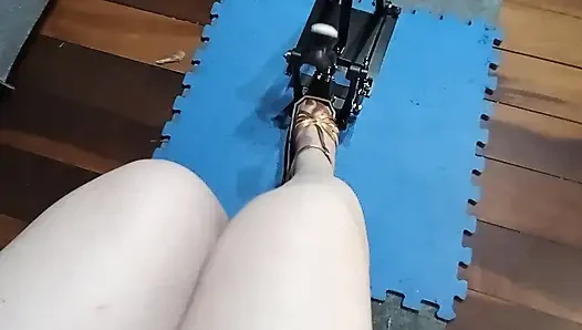 Sinnliche pedal-übung