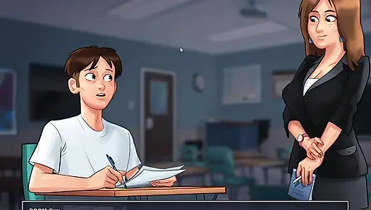 I kiss my Petite French Teacher in class in Summertime sagaI kiss my Petite French Teacher in class in Summertime sagaI kiss my