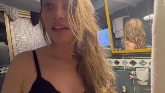 I have sexual encounters with my boss in the hotel bathroom twice, she is a lesbian