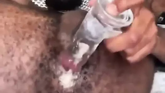 Dildo kıllı siyah göt