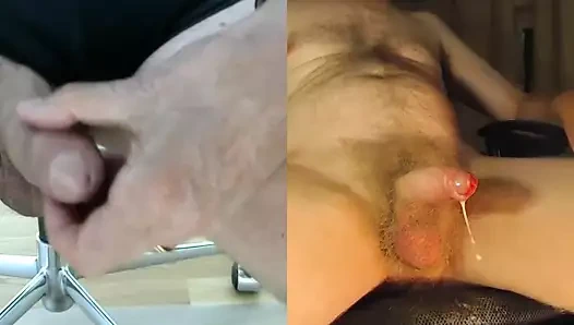 cam üzerinde damlayan precum