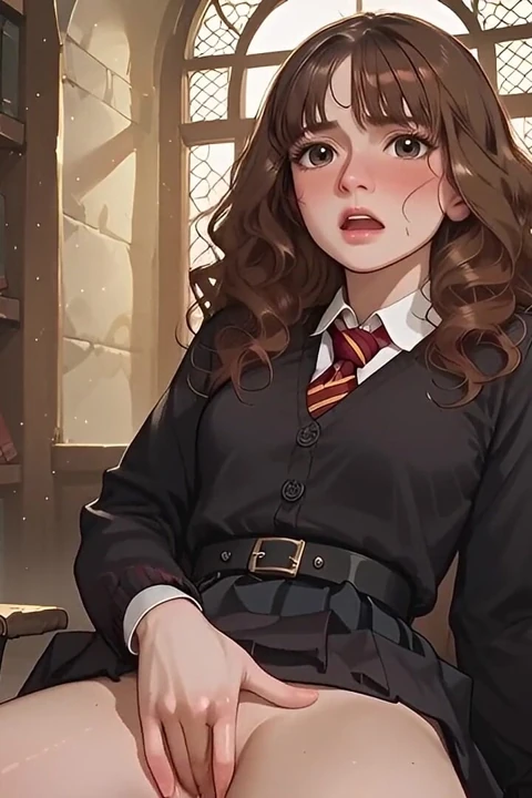 Hermelien Griffel verveelde zich in de bibliotheek en toen kwam Harry Potter met zijn toverstok in AI-adaptatie langs met zijn toverstok