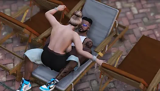 Gta 5 Franklin ve Amanda - balkondan bakarken yakalandı (bölüm 1)