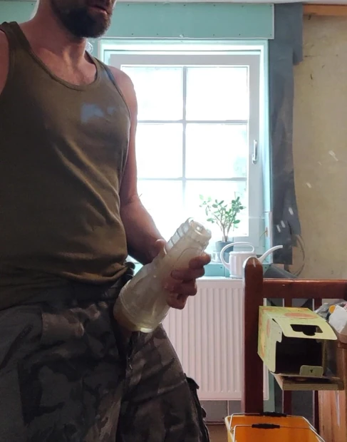 Огромная порция спермы