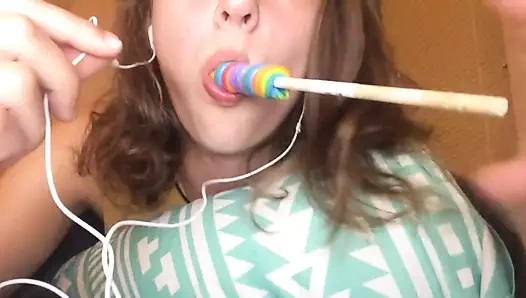 Asmr lolipop yiyor