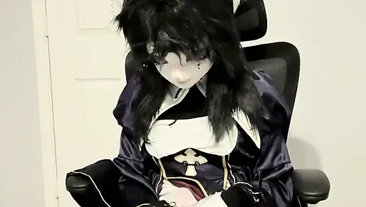 Kürklü kigurumi titreşimli ve nefesli yaka