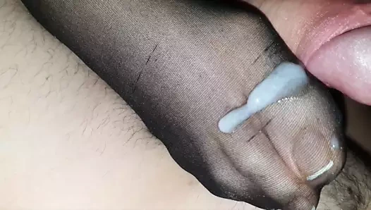 naylon ayak ve fransız ayak tırnaklarına boşalmak #14