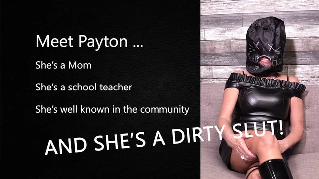 Три мужика делают кримпай со шлюховатой домохозяйкой Payton Hall