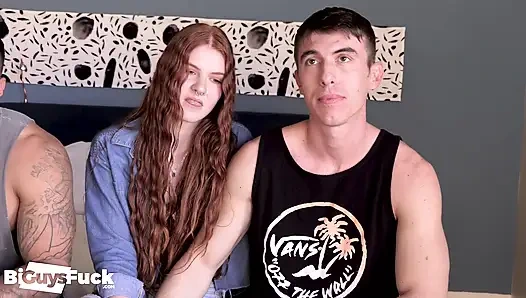 Gerçek hayattaki çift Latin King ile biseksüel seksi deniyor