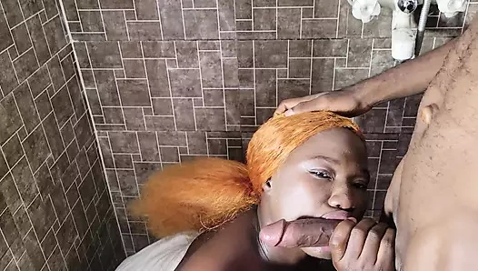 Lagos ev hanımı kocasını şoförle aldatıyor ve prezervatifsiz çiğ sikiliyor