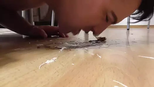 Sapık domuz gurme için iğrenç alay ve besleme!