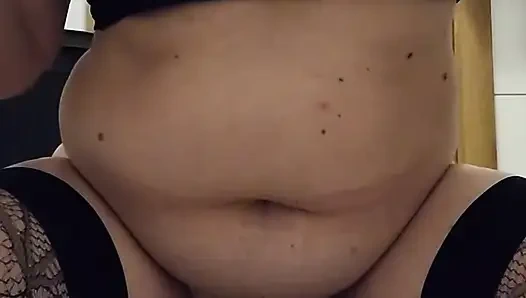 Vibratör ve dildo kullanarak orgazm kontrolü eğitimi, orgazmla doruğa çıktı