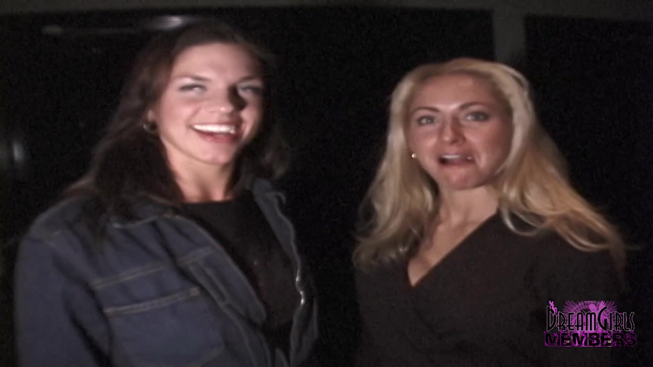 Two Smoking Hot Chicks Flash And Lick Pussy