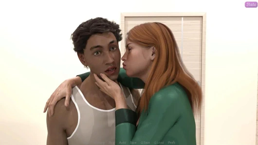 Üvey erkek kardeşimin karısı #7 Jennifer bana yumuşak bir öpücük verdi