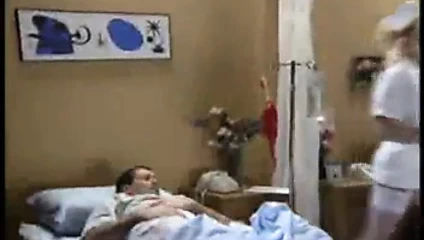 Sıcak hemşire almak ona meni sample