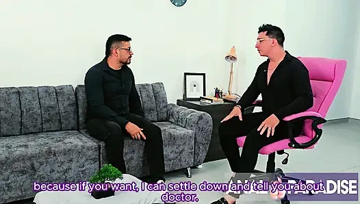 TIMY DISCOVERS HIS STEPMOTHER FUCKING THE BODYGUARD AND SHE OFFERS HIM HER ASS SO HE WON’T SAY ANYTHING.