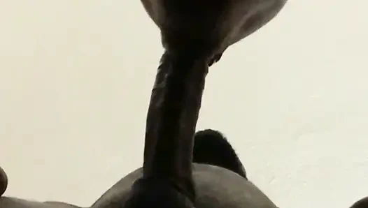 Yakın çekim gırtlağına kadar alıyor