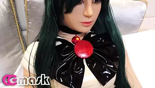 Sailormoon lateks bebek esaret cosplay